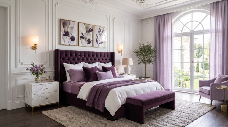 23 Purple Bedroom Ideas That Feel Luxe, Not Loud