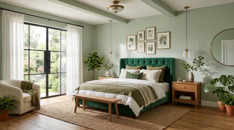 16 Green Bedroom Ideas for a Fresh Cozy Retreat