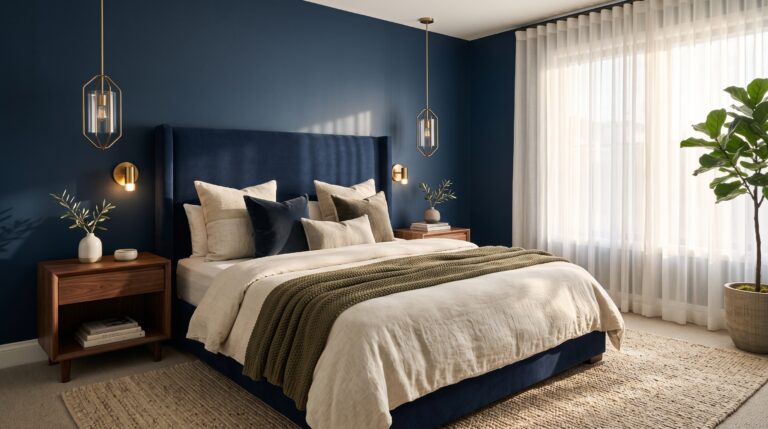 21 Dark Blue Bedrooms That Feel Rich, Not Heavy
