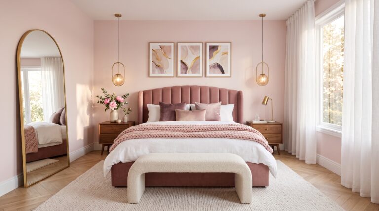 24 Pink Bedroom Ideas That Feel Grown-Up & Chic