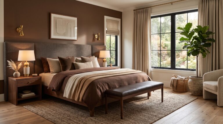 22 Brown Bedroom Ideas for a Warm Cozy Retreat