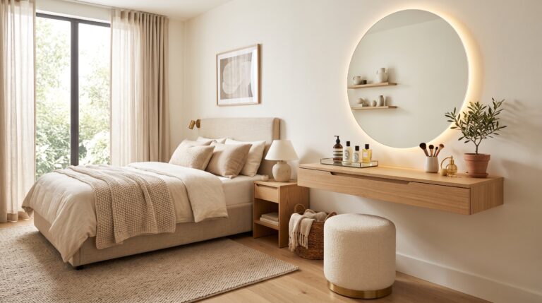 22 Vanity for Small Bedrooms That Save Space Beautifully