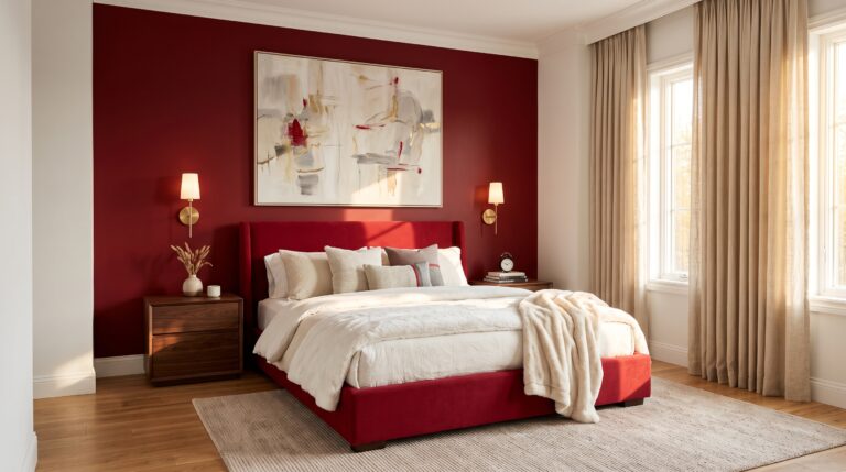 22 Cherry Red Bedroom Ideas That Make a Bold Statement