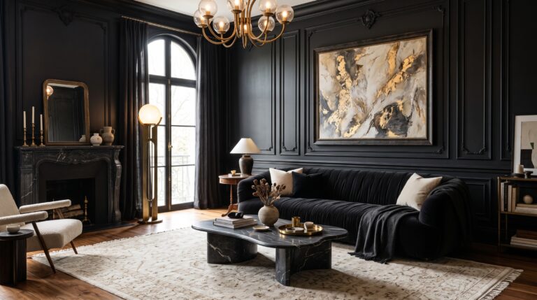 21 Black Nouveau Interior Ideas for a Bold, Elegant Home