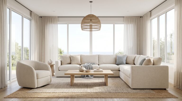 30+ Fresh Ideas for a Contemporary Coastal Living Room