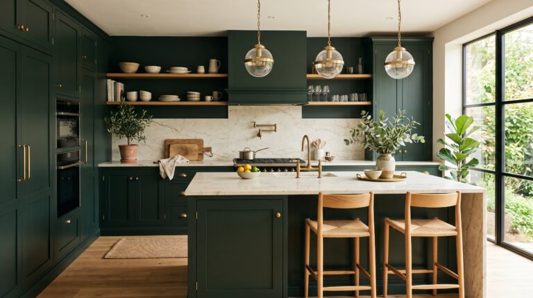 25 Dark Green Kitchen Ideas That Will Make You Fall Head Over Heels