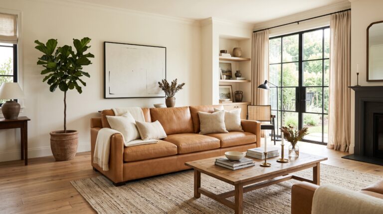 20 Tan Sofa Living Room Ideas That Feel Warm, Timeless, and Easy to Live With