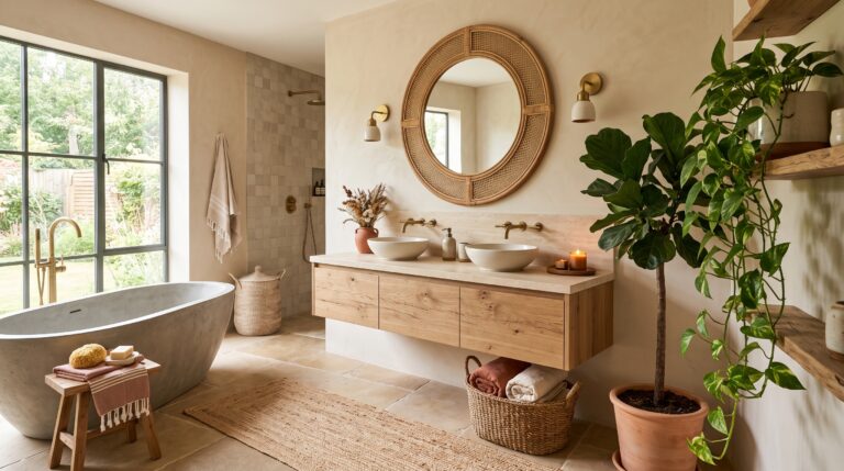 22 Boho Style Bathroom Ideas for a Relaxing Retreat