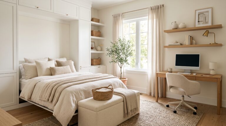 22 Guest Bedroom Home Office Ideas That Maximize Space