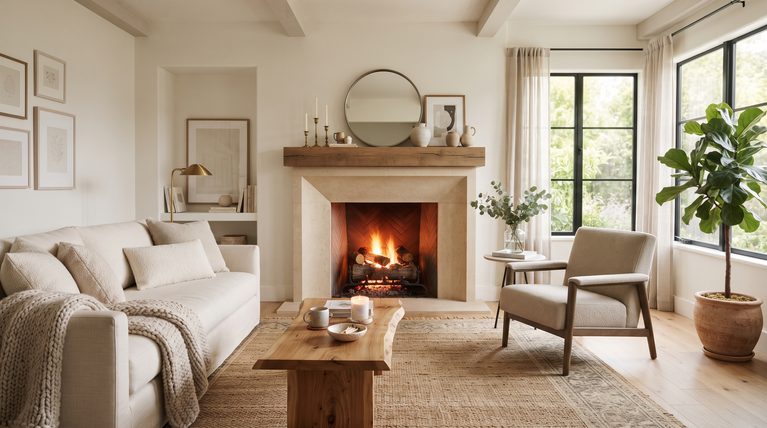 Corner Fireplace Ideas That Make Any Living Room Feel Cozy