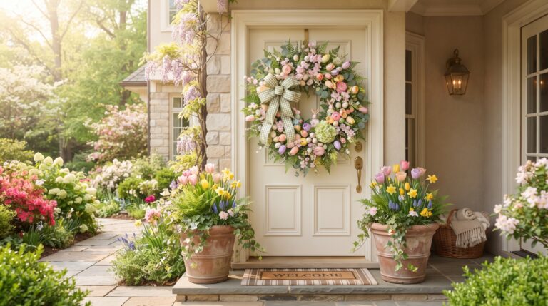 35+ Easter Wreath Ideas Front Door Decor Will Love This Spring