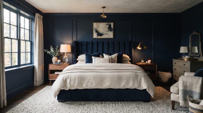 Dark Blue Bedroom Ideas for a Cozy, Sophisticated Retreat