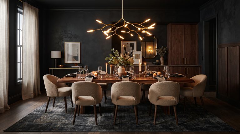 The Ultimate Guide to Designing a Moody Dining Room