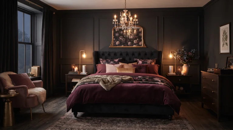 Dark Feminine Bedroom Ideas: 18 Moody, Romantic Styles to Steal