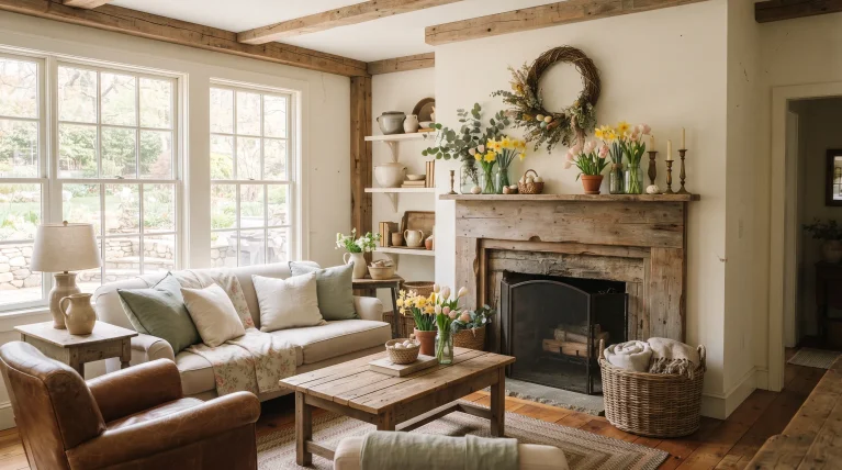 Rustic Spring Decor: 14 Cozy Farmhouse Ideas to Refresh Your Home