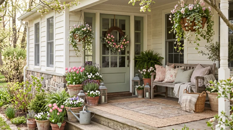 Spring Front Porch Decor to Welcome the Season